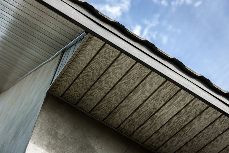 Close-up of Soffit Materials